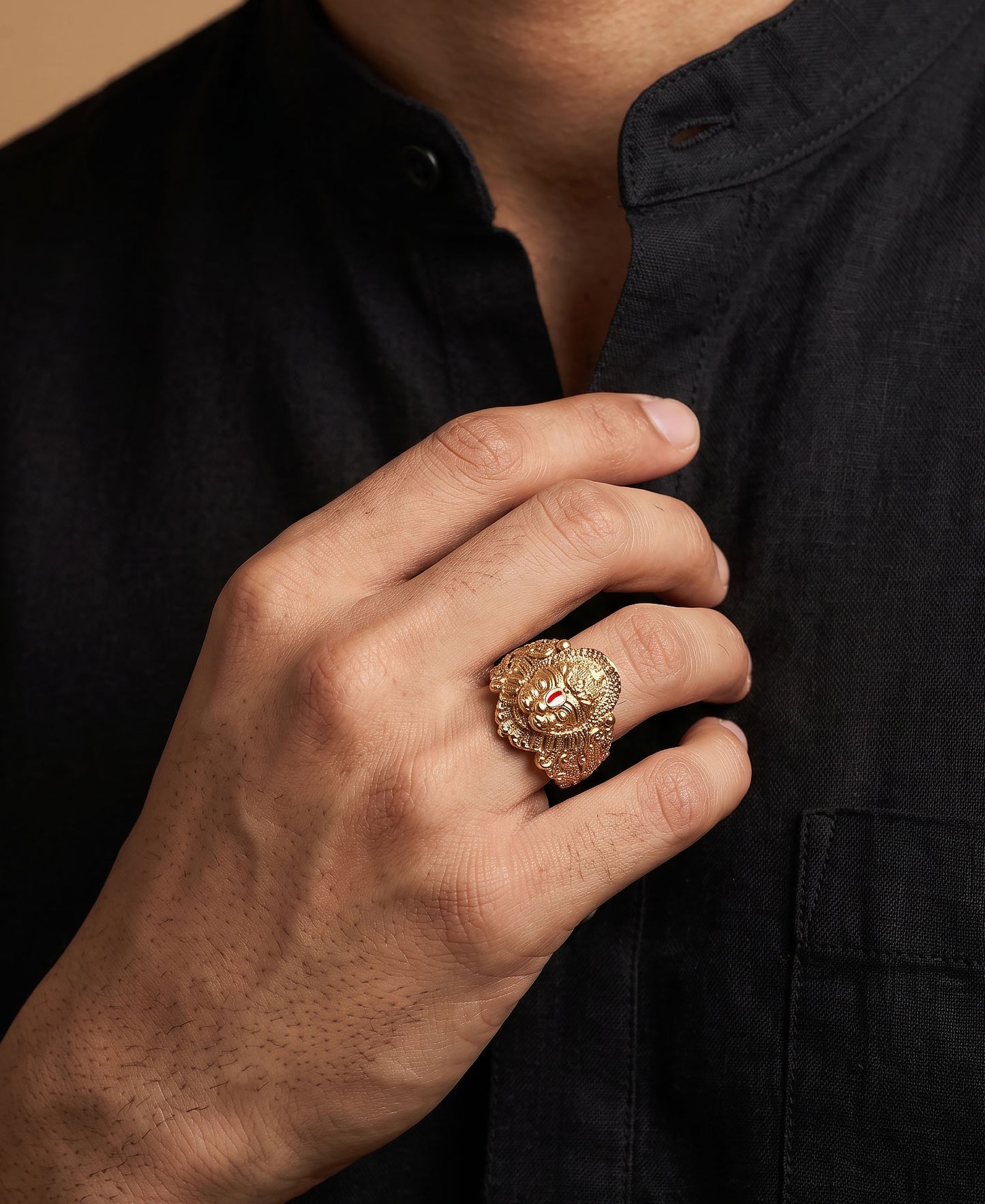 Panchaloham Narasimha Swamy Ring – Plain