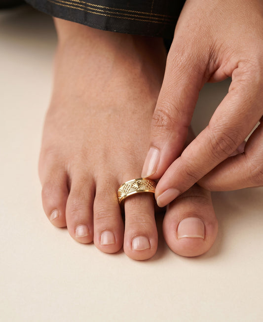 Panchaloham Toe Ring – Model 1 (Adjustable)
