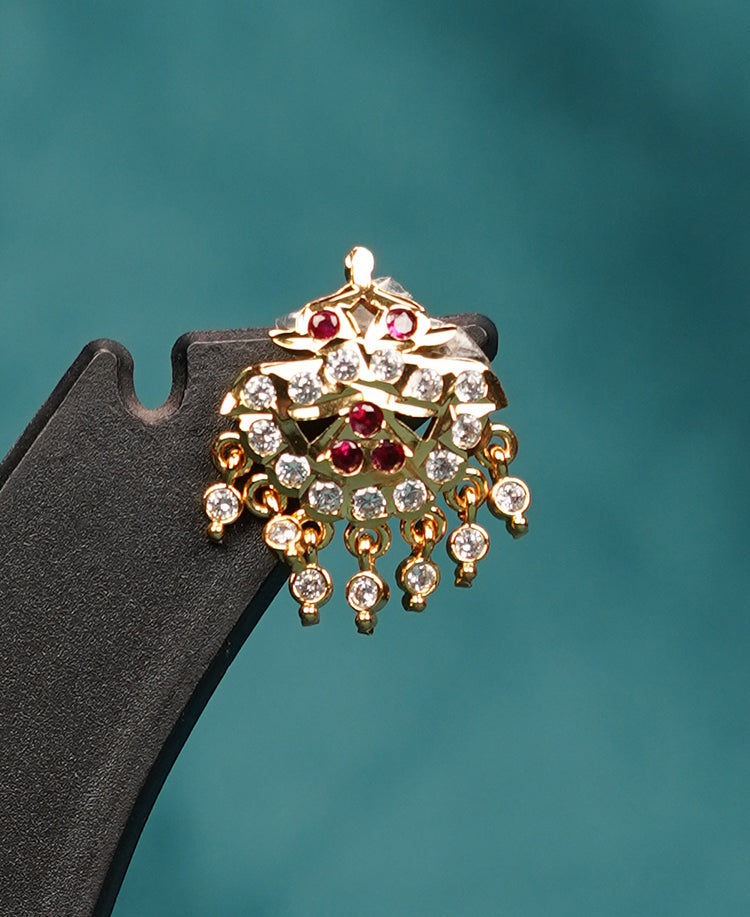 Panchaloham Peacock Studs