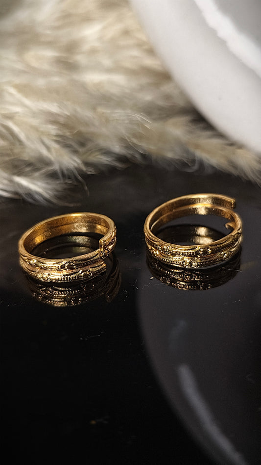 Panchaloham Toe Rings(Adjustable)