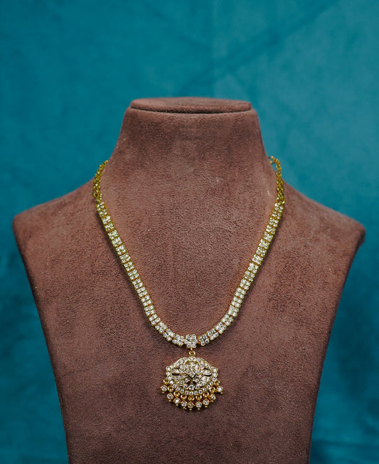 Panchaloham White Stone Necklace