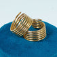 Panchaloham Spiral Toe Rings(Adjustable)