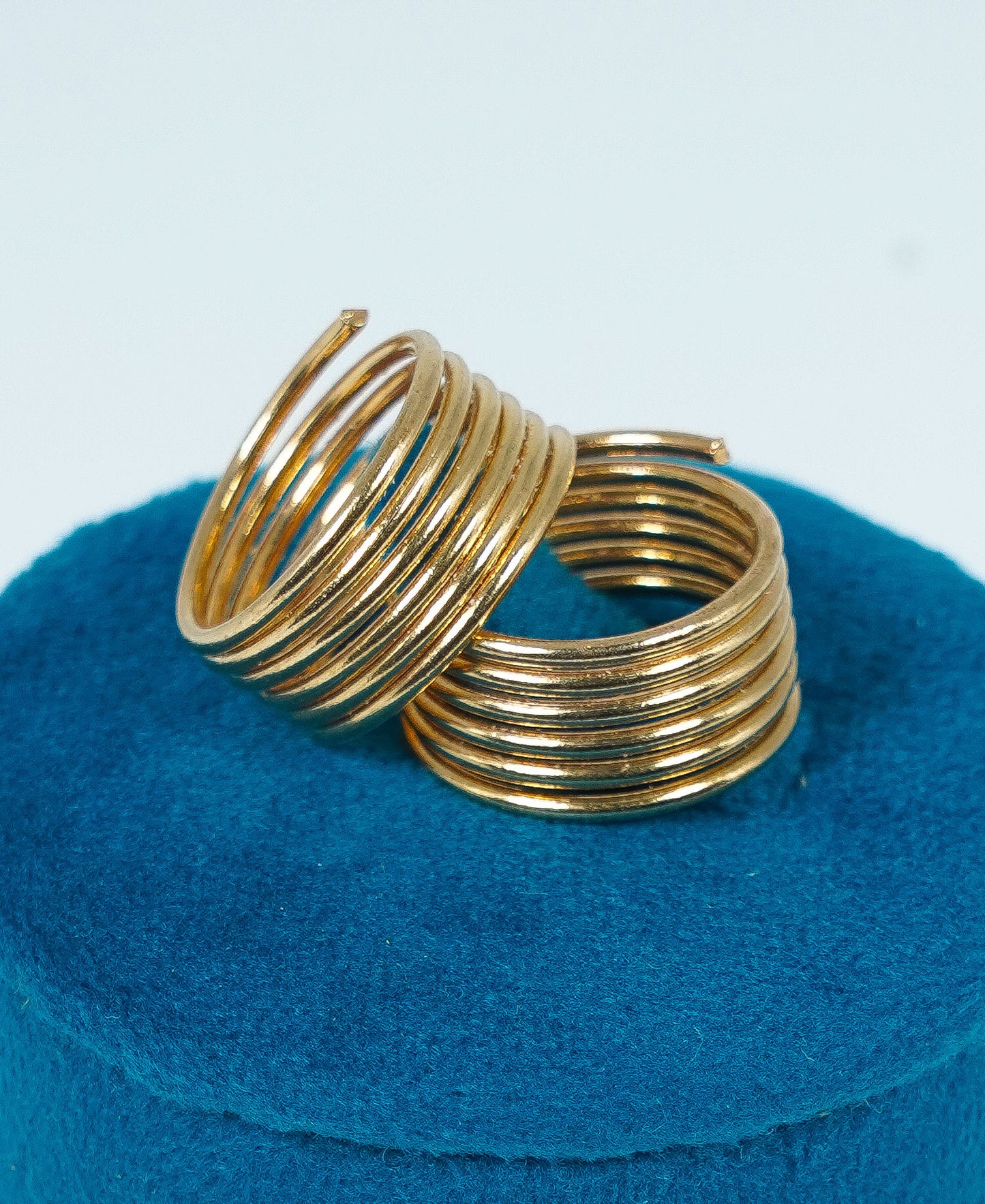 Panchaloham Spiral Toe Rings(Adjustable)