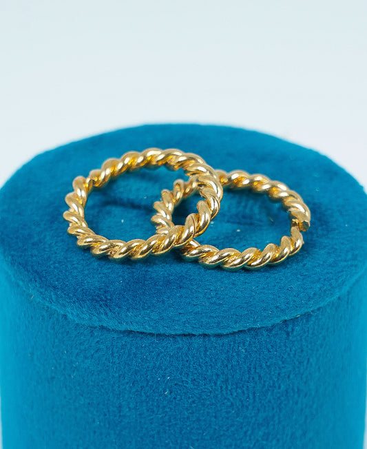 Panchaloham Twisted Toe Ring(Adjustable)