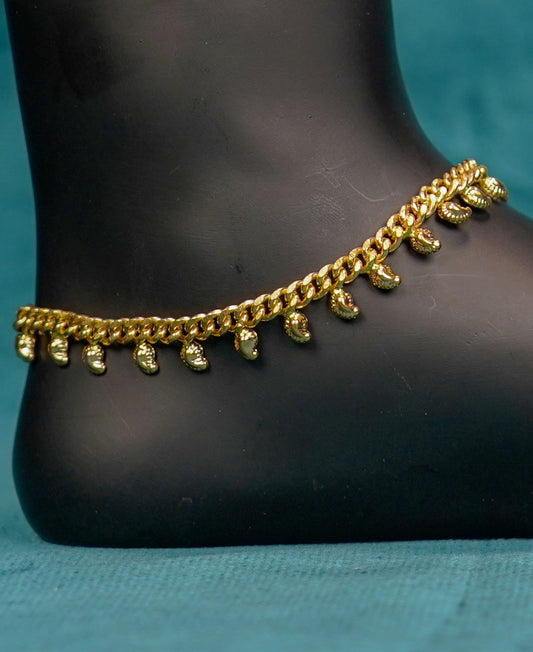 Panchaloham Anklet – Mango Design