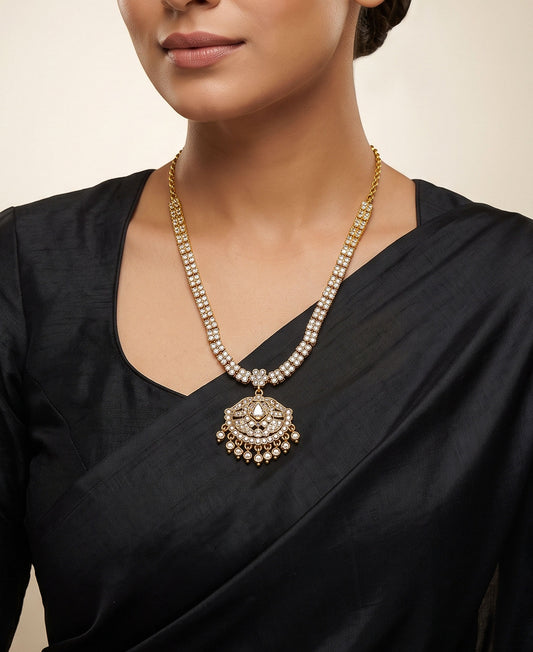 Panchaloham White Stone Necklace