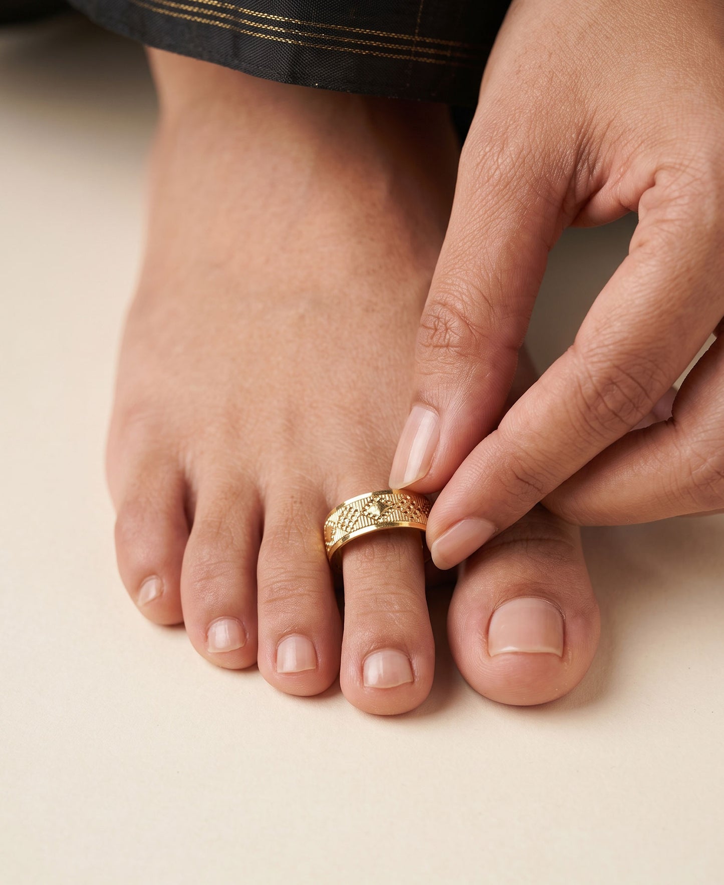 Panchaloham Toe Ring – Model 1 (Adjustable)