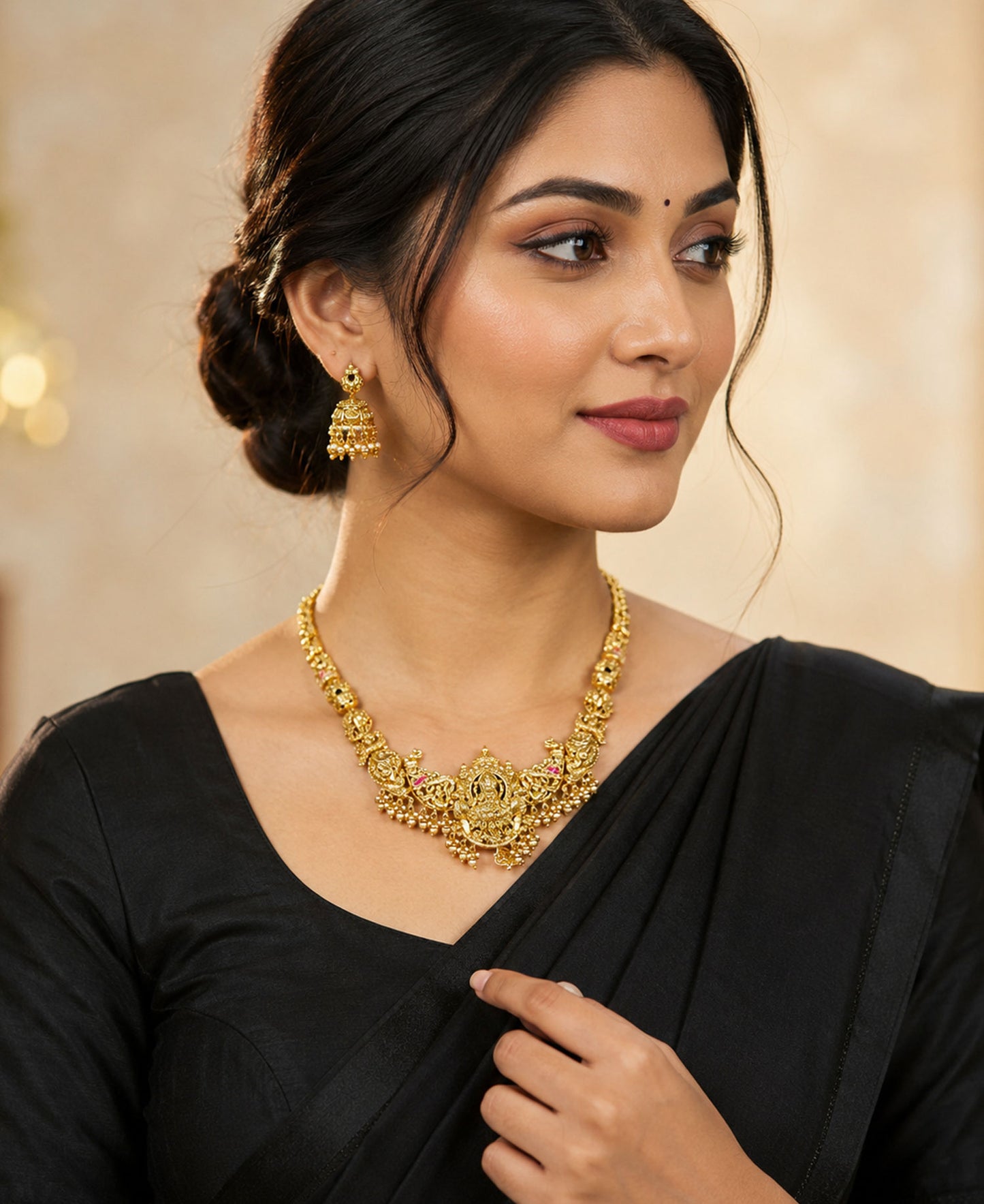 Nakshi Long Necklace
