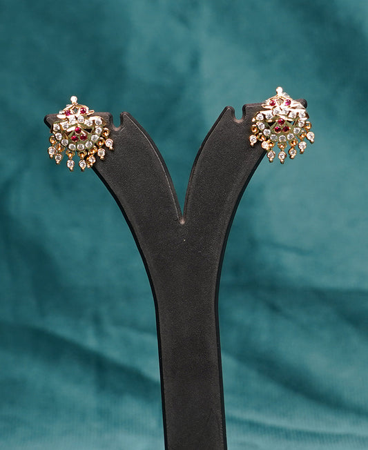 Panchaloham Peacock Studs