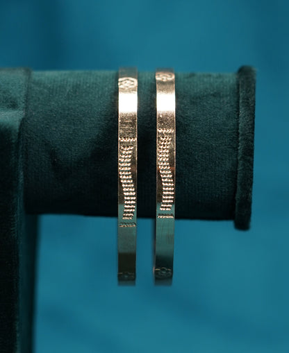 Panchaloham Flat Two Bangle Set   Model 2