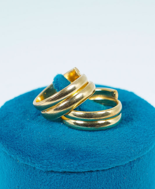 Panchaloham Plain Two-Line Toe Ring(Adjustable)