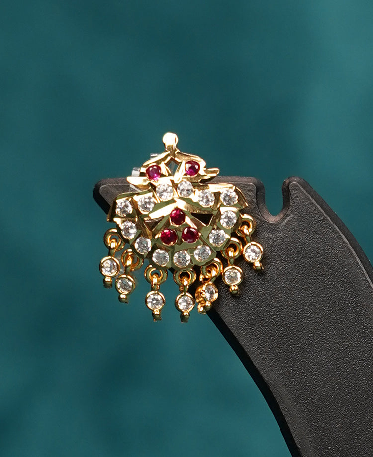 Panchaloham Peacock Studs