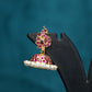 Panchaloham Butta earring (Ruby)