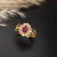 Panchaloham stone finger ring (women)