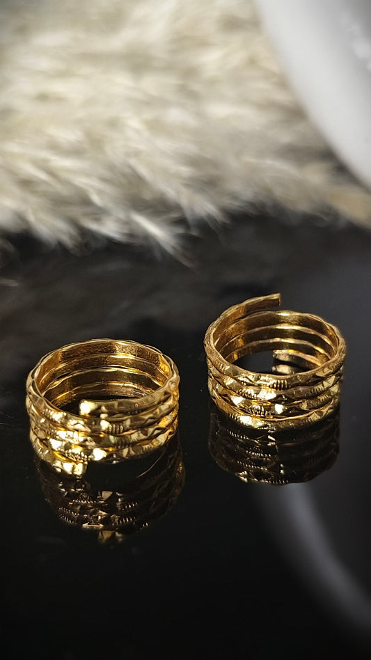 Panchaloham Desiner Toe rings(Adjustable)