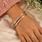 Panchaloham unpolished  Floral Bangles