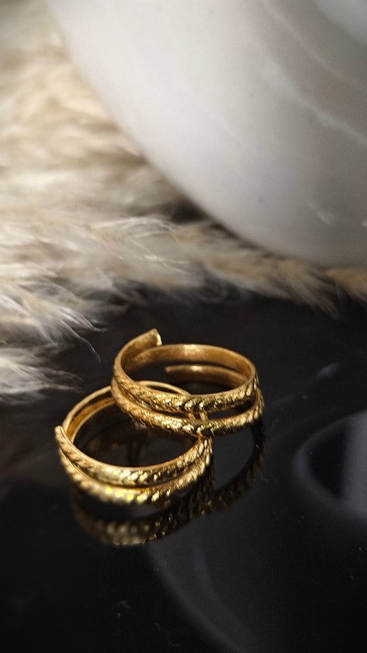 Panchaloham Toe Rings(Adjustable)