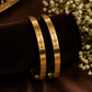 Panchaloham unpolished Floral Bangles