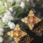 Panchaloham stud earrings (polished)