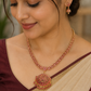 Panchaloham Polished Ruby Stone Necklace