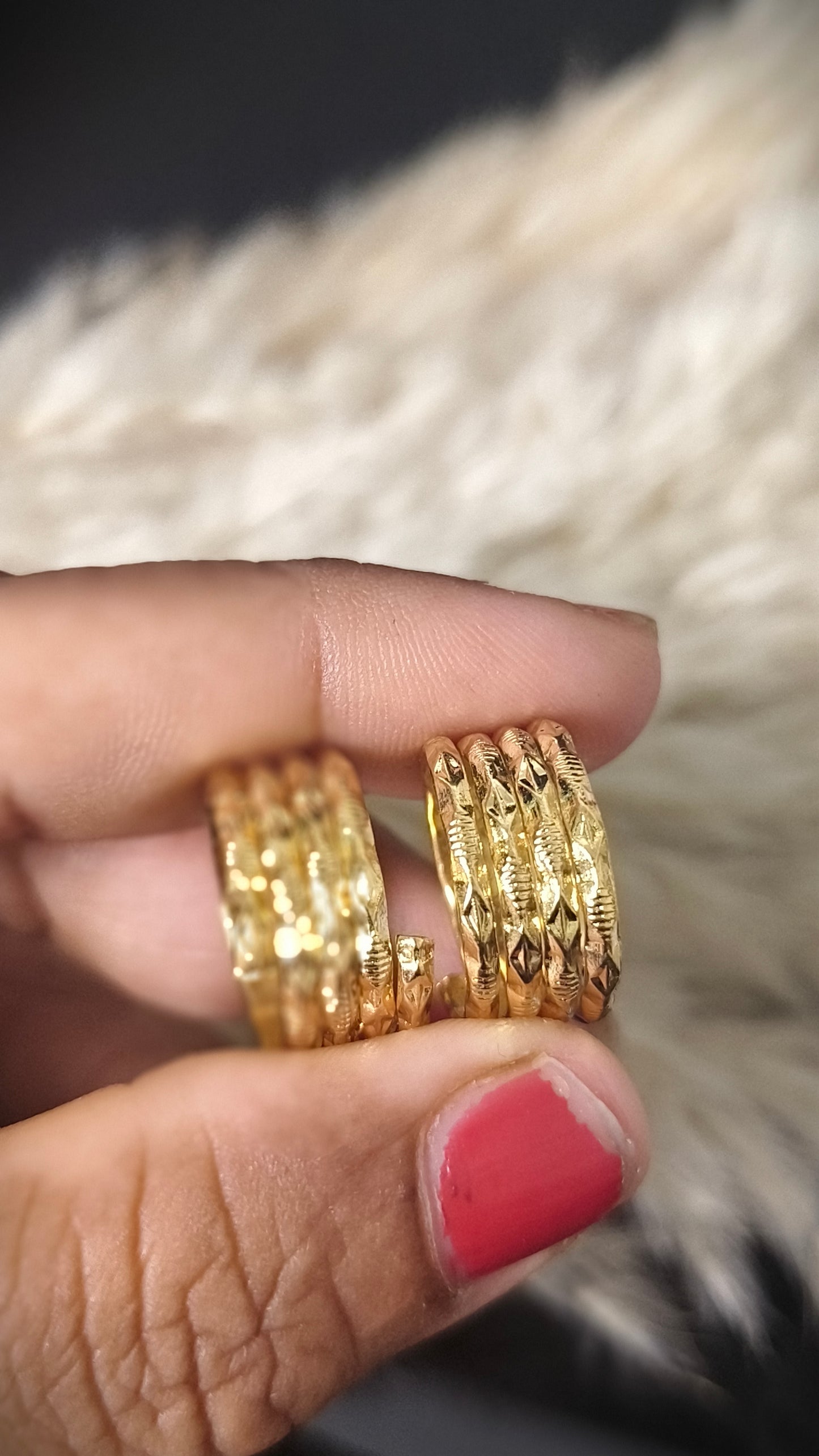 Panchaloham Desiner Toe rings(Adjustable)