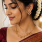 Panchaloham stone stud earrings