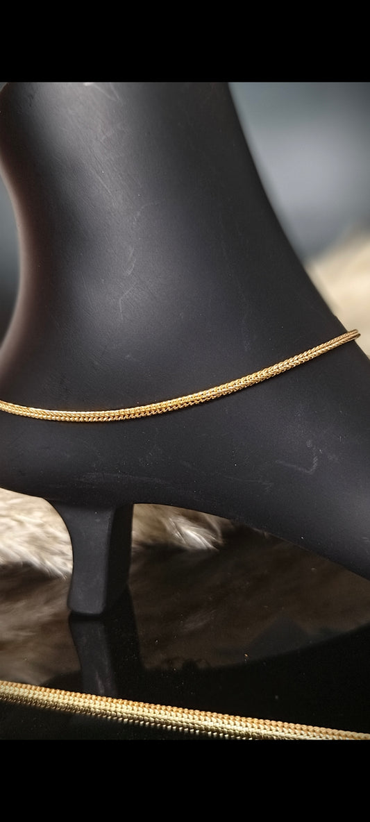Panchaloham Maintenance-Free Classic Herringbone Anklets