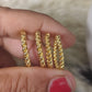 Panchaloham Twisted Toe rings(Adjustable)