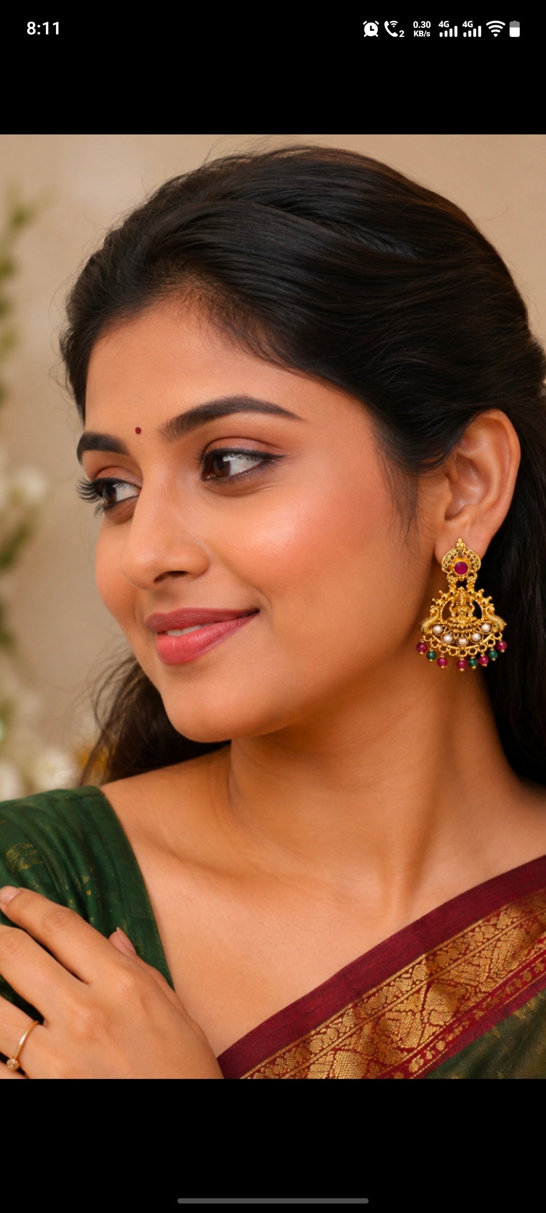 Gold Copy Earrings (onegram gold)