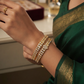 Panchaloham stone bangles(Flower Model)