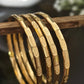 Panchaloham Broad Oval Dot Design Bangles(Unpolished)