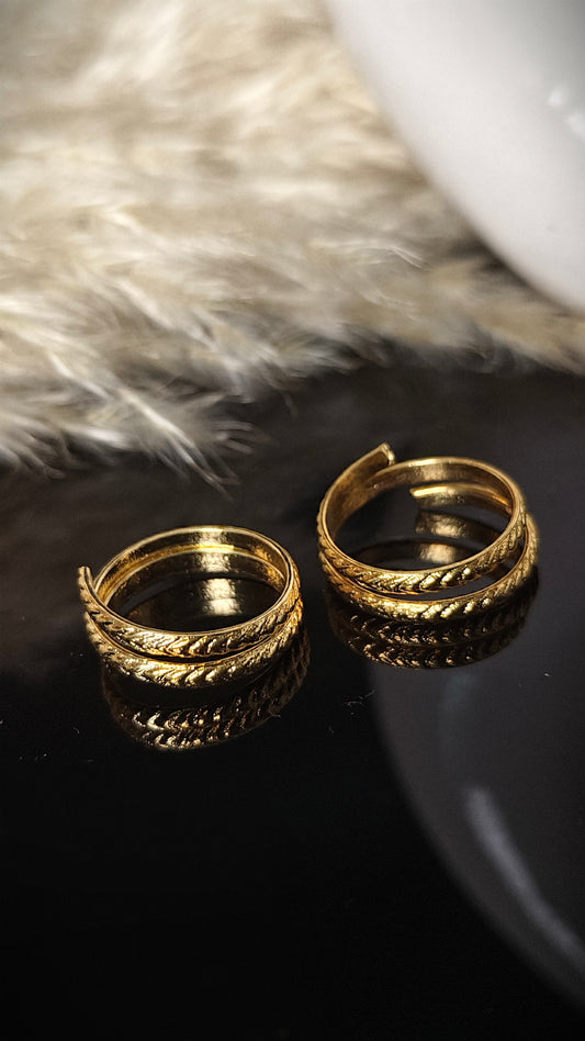 Panchaloham Toe Rings(Adjustable)