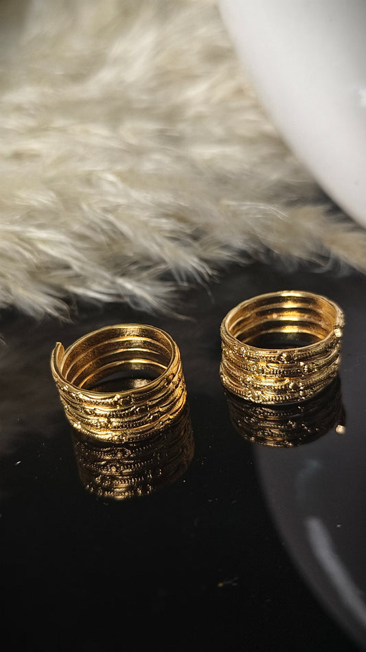 Panchaloham Desiner Toe rings(Adjustable)
