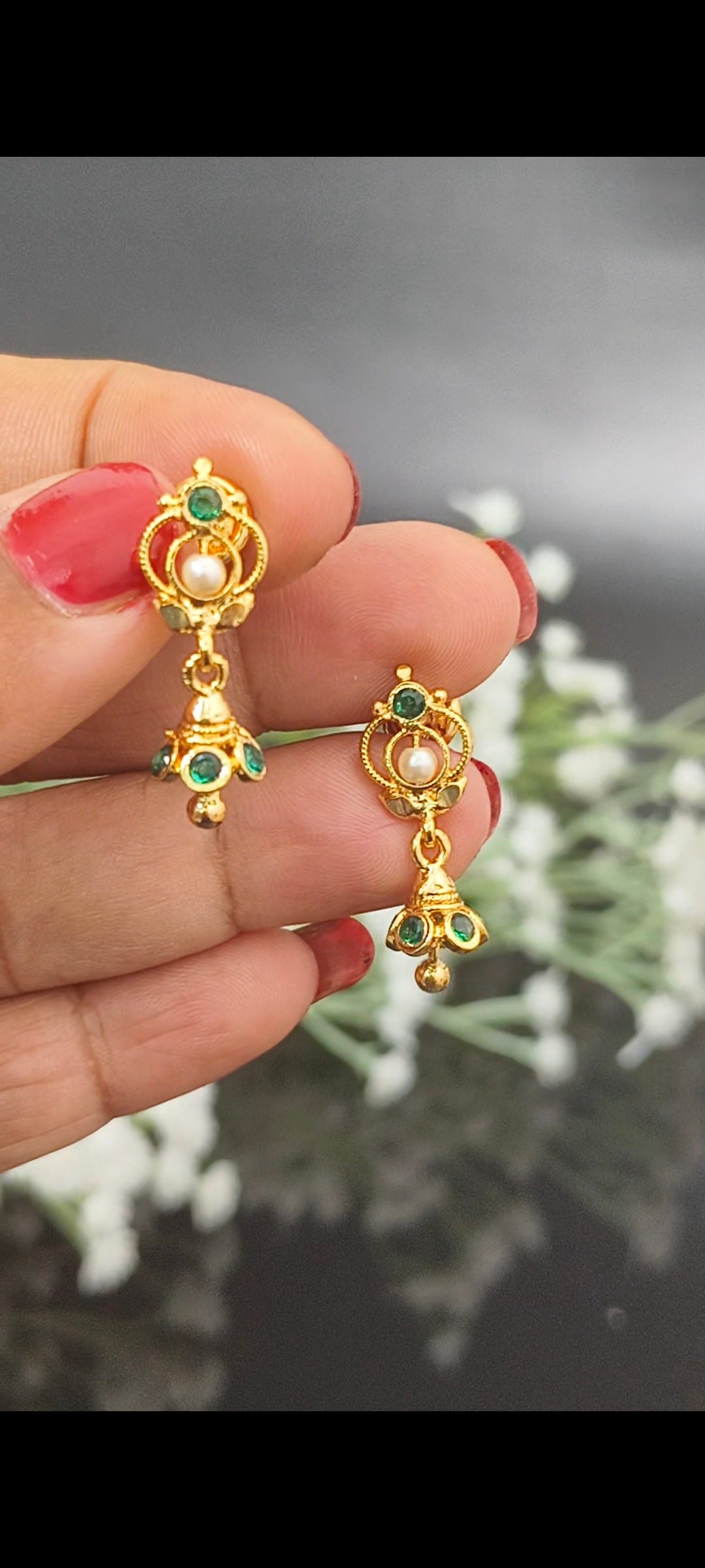 Panchaloham Polished Earrings for Girls
