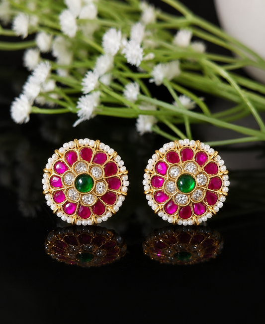Jadau Kundan Studs