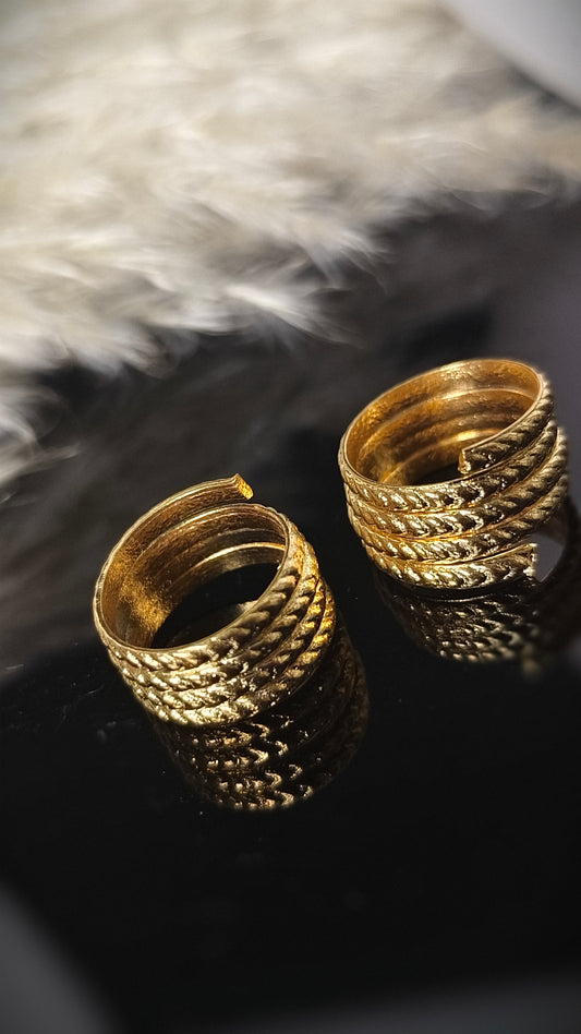Panchaloham Desiner Toe rings(Adjustable)