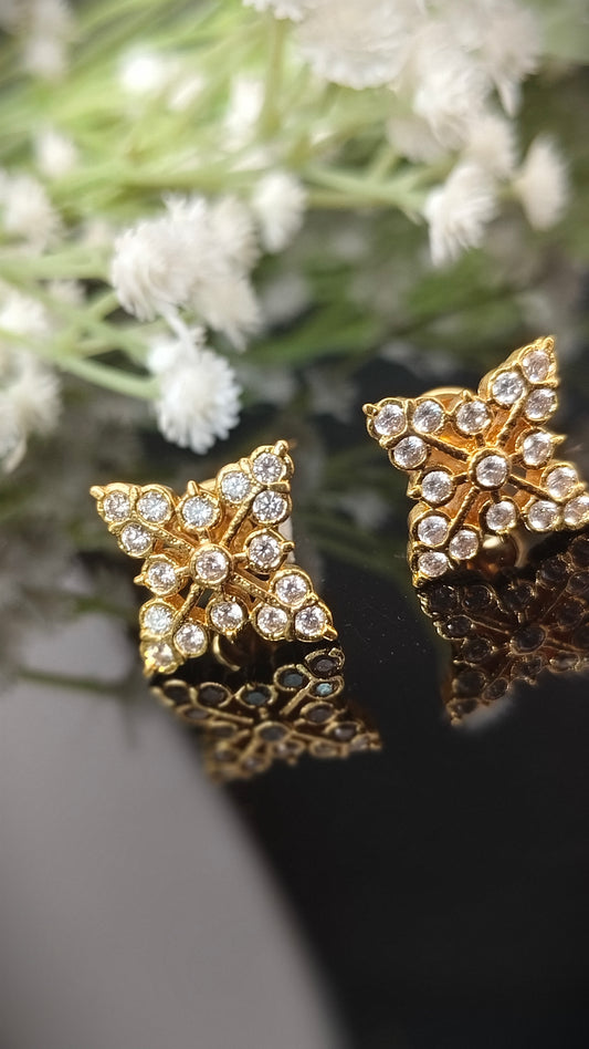 Panchaloham stud earrings (polished)
