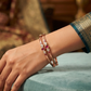 Panchaloham Unpolished Stone Kada Bangles