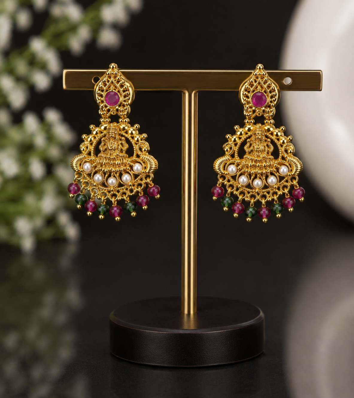 Gold Copy Earrings (onegram gold)