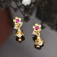 Panchaloham Polished Floral Jhumka Earrings