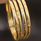 Panchaloham Laxmi Design Broad Bangles(Unpolished)
