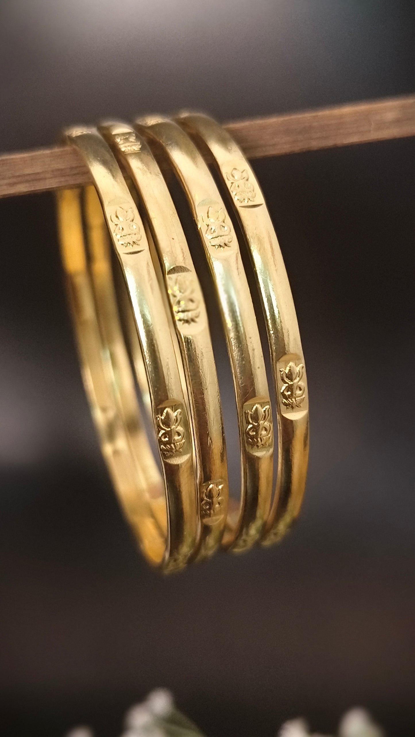 Panchaloham Laxmi Design Broad Bangles(Unpolished)