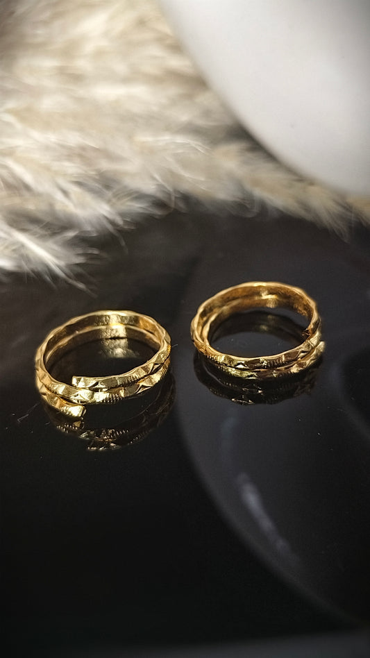 Panchaloham Toe rings(Adjustable)