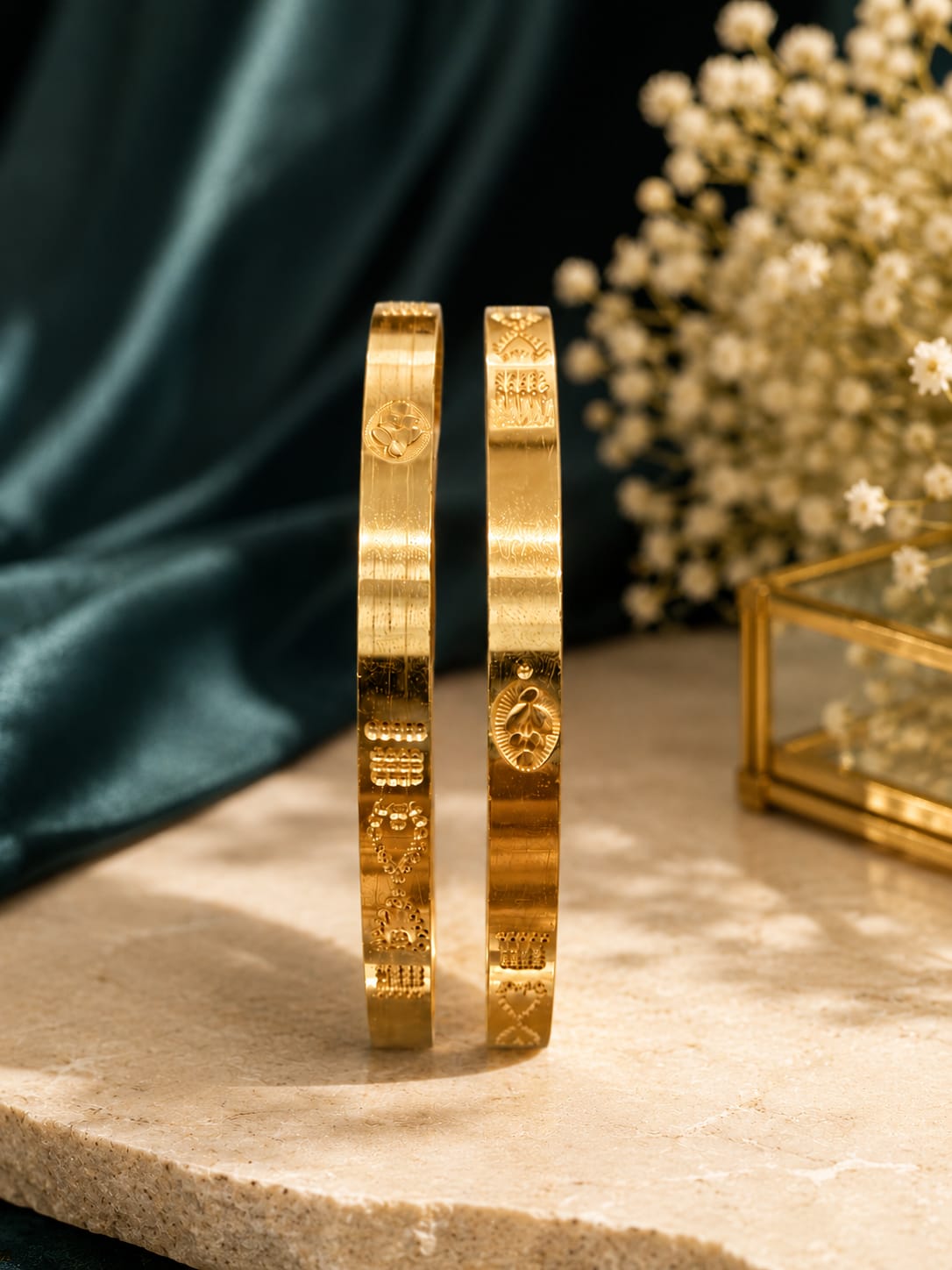 Panchaloham Flat bangles(unpolished)