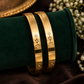Panchaloham unpolished Floral Bangles