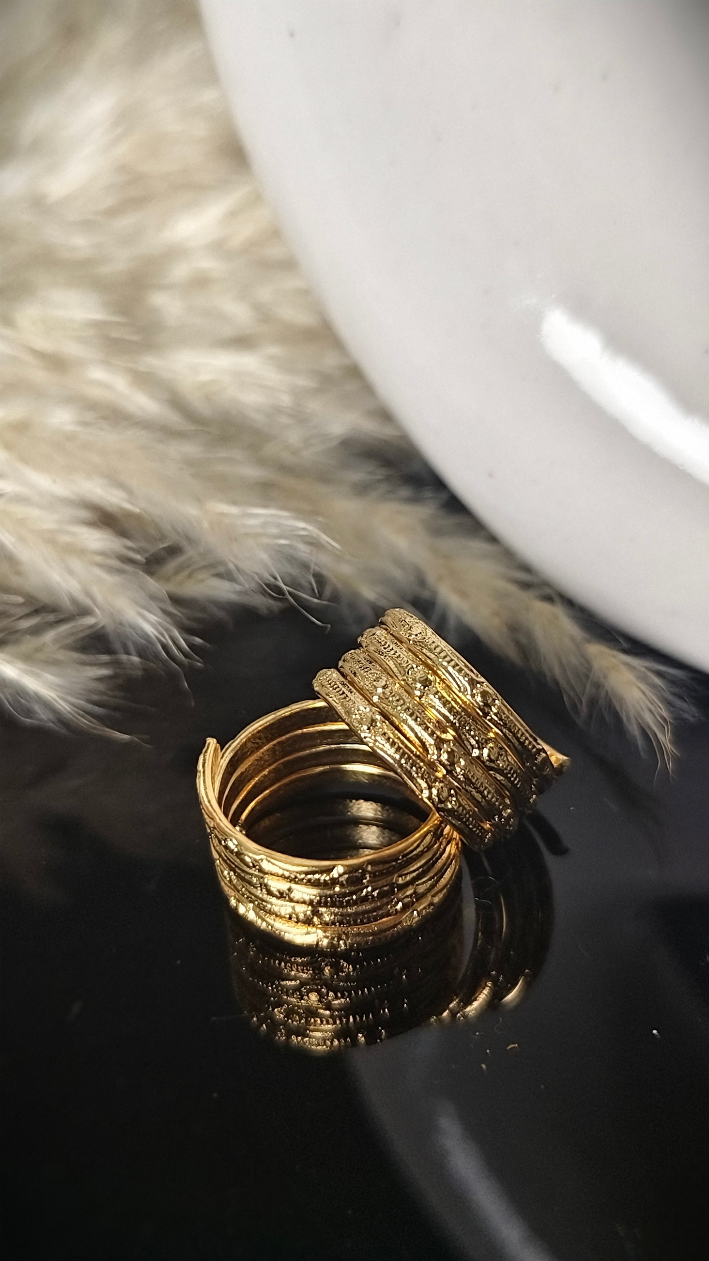 Panchaloham Desiner Toe rings(Adjustable)