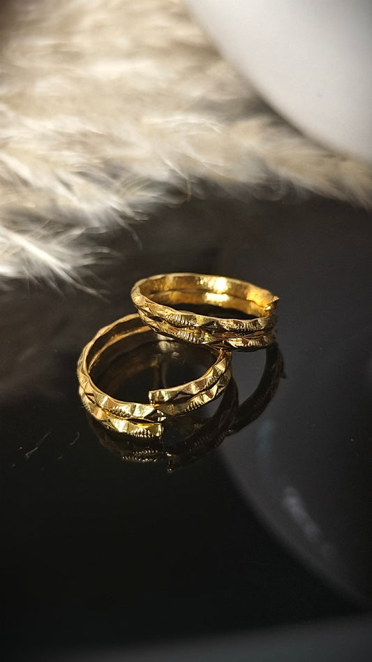 Panchaloham Toe rings(Adjustable)