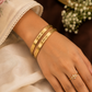 Panchaloham unpolished Floral Bangles