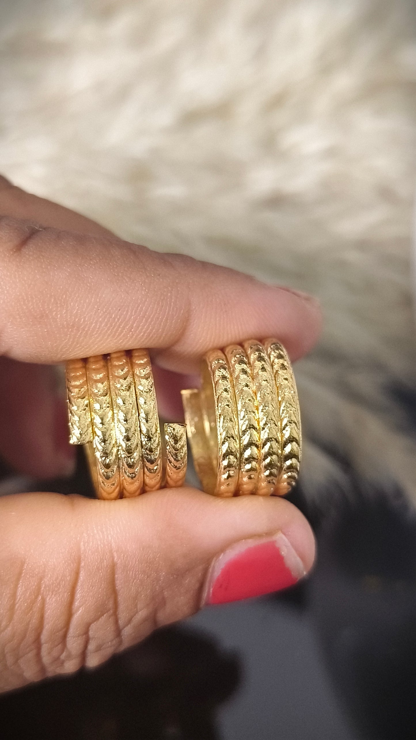 Panchaloham Desiner Toe rings(Adjustable)
