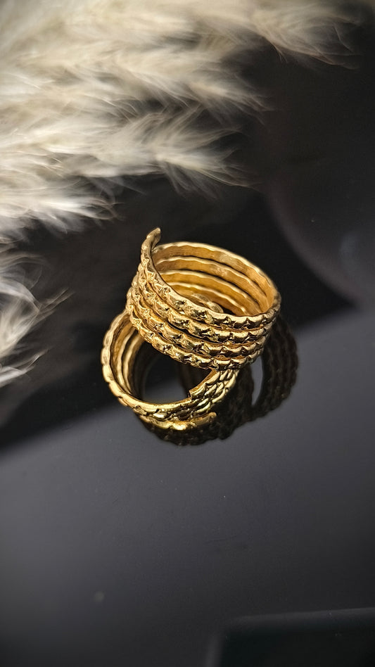 Panchaloham Desiner Toe Rings(Adjustable)
